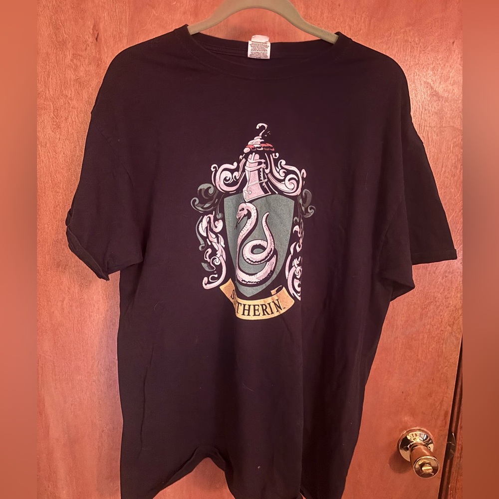 Harry Potter Slytherin Black T-Shirt size XL by Jerzees